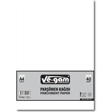 Vice Avm A4 40 PARÇA  ÇİZGİSİZ PARŞÖMEN KAĞIDI (4915) GO-53-vice/(1395) 05075