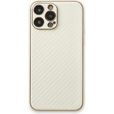 SHC4200 Iphone 13 Kılıf Coco Karbon Silikon - Beyaz