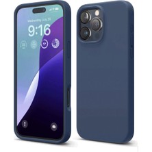 SHC4200 Iphone 16 Kılıf Nano Içi Kadife Silikon - Lacivert