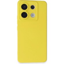 SHC4200 Redmi Note 13 5g Kılıf Nano Içi Kadife Silikon - Sarı