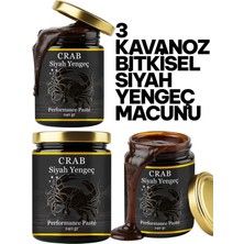 3 Kavanoz Siyah Yengeç Crab Anzeli Ballı Karışık Bitkisel Macun Güç ve Mavi Ginsengli 3 x 240 gr
