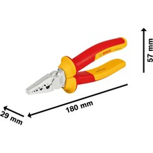 Bosch Profesyonel Izole Pense Vde Pense 180MM - 1.600.A02.NE1