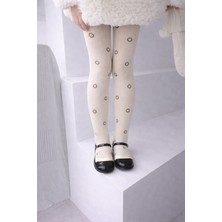 Gigi Giyim Geometrik Desenli Kız Termal Külotlu Çorap