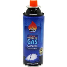 Go İthalat GOLF GAS PREMİUM BUTANE PROPANE MIX UZUN GAZ KARTUŞU 227GR/400ML