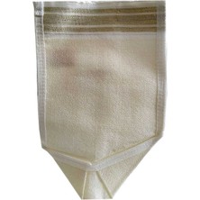 SHC4200 Ipek Sırt ve Vücut Tellak Kese Beyaz 16X27