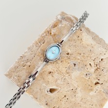 Vesce Atelier Sima Gümüş Saat Mavi