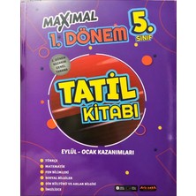 Artı Zeka Yayınları 5 Sınıf Maximal 1 Dönem Tüm Dersler Tatil Kitabı