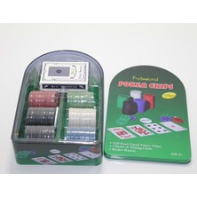 Erseyy Poker Oyunu 120 Chip ve 2 Adet Iskambil Oyun Seti