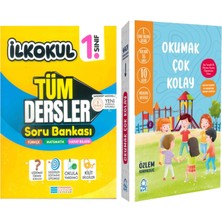 Evrensel Iletişim 1.sınıf Tüm Dersler Soru Bankası ve Mavi Kirpi Okuma Seti Okumak Çok Kolay 2 Kitap