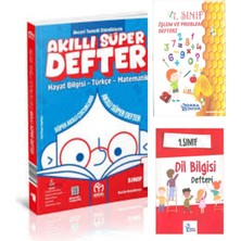 Model Eğitim Yayıncılık 1.sınıf Akıllı Süper Defter ve Işlem Problem / Dil Bilgisi Defteri