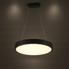 Dizano Modern Daire LED Aydınlatma 40CM 4000K Günışığı, Salon ve Ofis, Sıva Üstü Veya Sarkıt Avize
