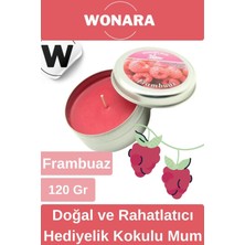 Wonara Özel Üretim Doğal Rahatlatıcı Hediyelik Ev Ofis Yoga Dekoratif Oda Kokusu Teneke Kutuda Kokulu Mum
