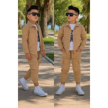 Kokoş Bebe Fitilli Kadife Erkek Çocuk 3’lü Set - 3/16 Yaş - 31604