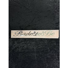 SırmalıHome 2 Parça Gümüş 'bride To Be' Yazılı Pudra Saten Kemer 'bride' Metal Taç Seti Bekarlığa Veda