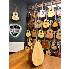 Pena Müzik Kısa Sap Üst Seri Tam Profesyonel Ceviz Bağlama 40 Tekne