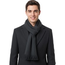 Ottoland Erkek Kışlık Örgü Atkı Soft Dokulu Püsküllü Sıcak Tutan Şık Model