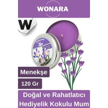 Wonara Özel Üretim Doğal Rahatlatıcı Hediyelik Ev Ofis Yoga Dekoratif Oda Kokusu Teneke Kutuda Kokulu Mum