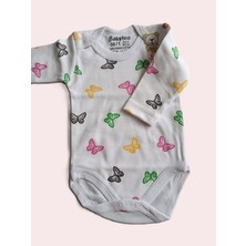 Bulut Anne ve Çocuk Uzun Kollu Çıtçıtlı Body %100 Pamuklu Desenli /renkli Erkek ve Kız Bebek Unisex Tasarım Çıtçıtlı Yaka