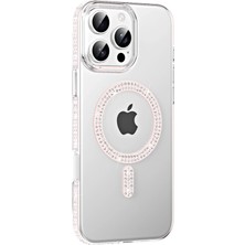 Lvsqvr Joko Apple Iphone 16 Pro Max Move Taşlı Magsafe Kapak - Gümüş