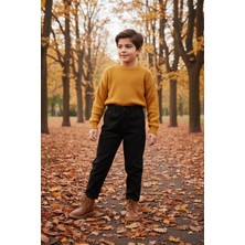 FullaModa Beli Lastikli Baggy Erkek Çocuk Pantolon