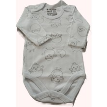 Bulut Anne ve Çocuk Uzun Kollu Çıtçıtlı Body %100 Pamuklu Desenli /renkli Erkek ve Kız Bebek Unisex Tasarım Çıtçıtlı Yaka