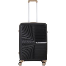 Mçs Orta Boy Kırılmaz Silikon Seyahat Valizi Bavulu V374