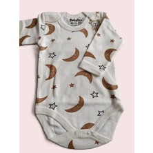 Bulut Anne ve Çocuk Uzun Kollu Çıtçıtlı Body %100 Pamuklu Desenli /renkli Erkek ve Kız Bebek Unisex Tasarım Çıtçıtlı Yaka