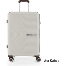 Mçs Orta Boy Kırılmaz Silikon Seyahat Valizi Bavulu V374
