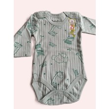 Bulut Anne ve Çocuk Uzun Kollu Çıtçıtlı Body %100 Pamuklu Desenli /renkli Erkek ve Kız Bebek Unisex Tasarım Çıtçıtlı Yaka