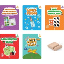 Yeti Kitap Ingilizce Etkinlik Kitabı English Activity Books For Children 2-5 Ages 5li +Tablet Standı+Okuma Ayr