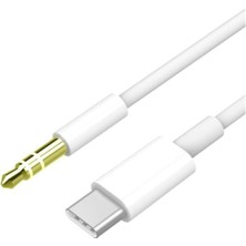 Type-C To 3.5mm Aux Kablo, Aux Ses Kablosu, Type C To 3.mm Aux Hızlı Şarj Kablosu