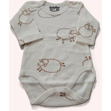 Bulut Anne ve Çocuk Uzun Kollu Çıtçıtlı Body %100 Pamuklu Desenli /renkli Erkek ve Kız Bebek Unisex Tasarım Çıtçıtlı Yaka