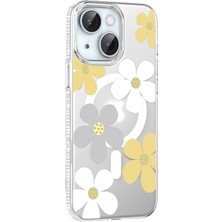 Lvsqvr Joko Apple Iphone 14 Floral Magsafe Kapak - Sarı