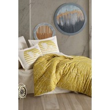 SHC4200 Çift Kişilik Ranforce Nevresim Takımı Eva Hardal