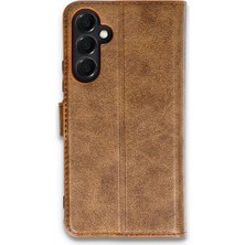 SHC4200 Galaxy A05S Kılıf S Kapaklı Kılıf - Taba