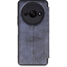 SHC4200 Redmi A3 4g Kılıf Flip Cover - Lacivert