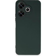 SHC4200 Redmi 13 4g Kılıf First Silikon - Koyu Yeşil