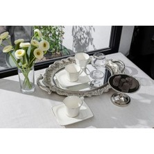 Riva Platin 6 Kişilik Kahve Takımı 75CC