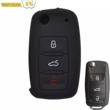 Ufak Tefek Şeyler Volkswagen Polo Golf Jetta Passat Tiguan Caddy Silikon Anahtar Kılıfı