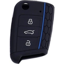 Ufak Tefek Şeyler Volkswagen Seat Skoda Polo Tiguan Golf 7 Silikon Anahtar Kılıfı