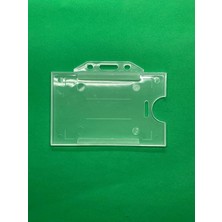 Hepta Collection Stormistoretr Yaka Kartı Kılıfı Kart Koruyucu Şeffaf Yatay