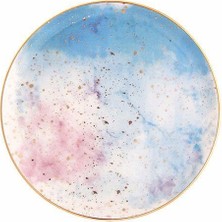 Hepta Collection Cosmos Desen5 Düz Tabak 17CM