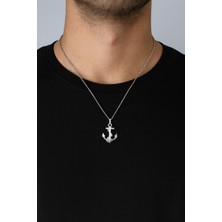 MiraveLux 925 Ayar Gümüş Kanca Kolye