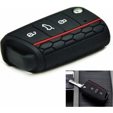 Ufak Tefek Şeyler Volkswagen Seat Skoda Polo Tiguan Golf 7 Silikon Anahtar Kılıfı