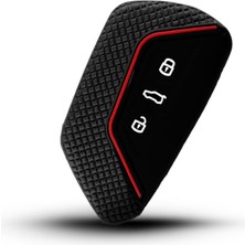 Ufak Tefek Şeyler Golf Mk 8 Octavia Leon Caddy Uyumlu Koku Yapmaz Darbe Çizilme Önleyici Silikon Anahtar Kılıfı