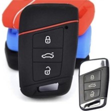 Ufak Tefek Şeyler Vw Passat B 8 Silikon Anahtar Kılıfı (Siyah)