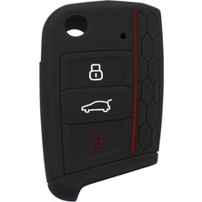 Ufak Tefek Şeyler Volkswagen Seat Skoda Polo Tiguan Golf 7 Silikon Anahtar Kılıfı