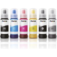Hepta Collection Photoink Plus L Serisi Muadil Mürekkepleri, Epson 103 Ecotank Photoink Set Mürekkep L6290 L6270 L626