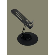 Hepta Collection Alüminyum Katlanabilir 360 Dönebilen Ayarlanabilir Telefon ve Tablet Tutucu Masa Üstü Standı Siyah P