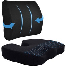 Hepta Collection Oturma Minderi Bel Yastığı Bel Destek Yastığı Ortopedik Boyun Yastığı